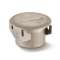 Encastré mural rond asymétrique 2,6W, 50DEG, 230V, IP67, inox trempé, 4000K