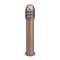 CALEO 1 - Borne Ext. IP44 IK07, cuivré, E27 100W max, lampe non incl., haut.73cm