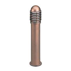 CALEO 1 - Borne Ext. IP44 IK07, cuivré, E27 100W max, lampe non incl., haut.73cm|Aric-ARI1706