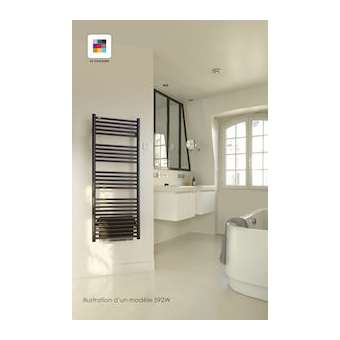 Atoll Spa EC +Air, couleur, 945W, H 1730 mm / L 600 mm, racc. S039|Acova-ACASL170060IFSC