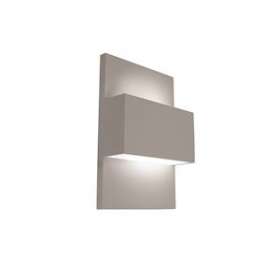 GENEVE gris aluminium 8W LED 978lm 3000K classe I P54|Norlys-NOS879AL