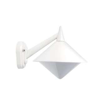 SIRIO - Applique Mur Ext. IP43 IK08, blanc, E27 75W max., lampe non incl.|Aric-ARI1889