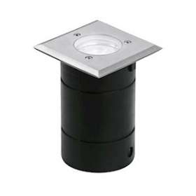G-Lite - Enc. de sol piétonnier carré IP65 G-LitePRO GU10 50W max|Aurora-ABIENWU022SS