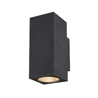 ENOLA, applique ext, carré, M, anthracite, LED, 19W, 3000K/4000K, IP65, up/down|SLV-DC51003419