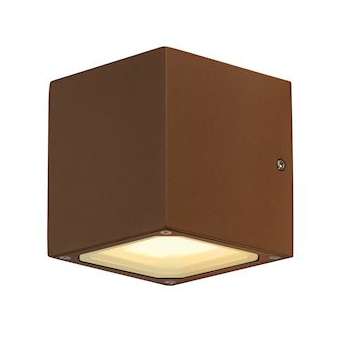 SITRA CUBE, applique extérieure, rouille, GX53/TCR-TSE, 2x 9W max, IP44|SLV-DC5232537