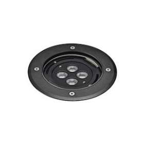 TECNISOL 150 - Enc.Sol Ext. IP67 IK10, rond, noir, LED 12W 10DEG 4000K 850lm|Aric-ARI50661