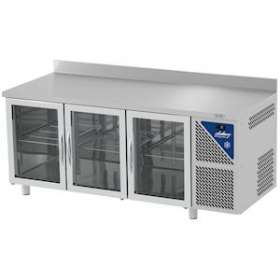 TABLE VITRÉE GN 1/1 PROF. 700 POSITIVE SANS GROUPE LOGÉ|Nosem-NOETG703SGV-2