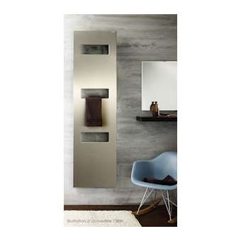 Altima Spa EC face lisse, inox poncé, 678W, H 1859 mm / L 613 mm|Acova-ACAHMSI186060