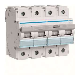Disjoncteur 4P 15kA D-125A 6M|Hager-HAGHMD499