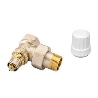 RA-IN 20 corps de robinet à Kv réglable, 3/4' équerre dimensions NF|Danfoss-DFS013G6585