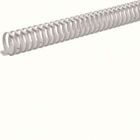 Goulotte de câblage flexible autocollante sans halogene 40mm L500mm gris clair|Hager-HAGL2242