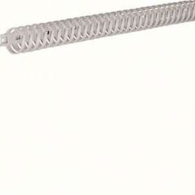 Goulotte de câblage flexible Polyamide sans halogene 30mm L0,5m gris clair|Hager-HAGM5692