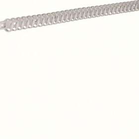 Goulotte de câblage flexible Polyamide sans halogene 20mm L0,5m gris clair|Hager-HAGM5691