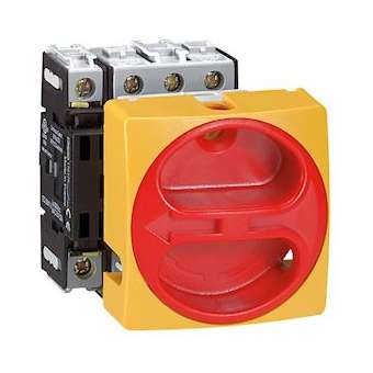 inter-sectionneur rotatif complet encastré D22 cadenassable - 4P N à gauche-25A|Legrand-LEG022137