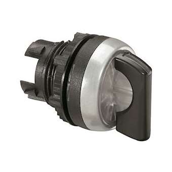 Bouton tournant lum manette noire IP69 Osmoz composable - 2 positions fixes 45DE|Legrand-LEG024033