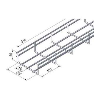 Chemin de câbles fil standard UF 54x200, I2|Niedax France-NDX549538