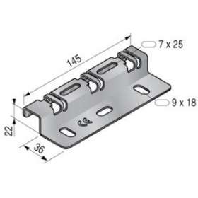 Accessoire de fixation en Z, ZUF 150U, ZM|Niedax France-NDX553147