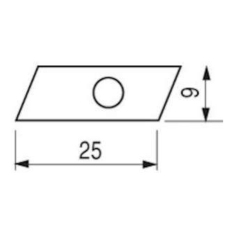 Ecrou losange M6, pour C28x20, EZ|Niedax France-NDX023261