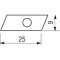 Ecrou losange M6, pour C28x20, EZ|Niedax France-NDX023261