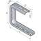 Support CCU 80x140x160, SZ|Niedax France-NDX012349