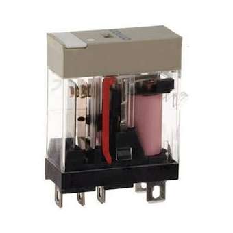 Relais compact, plaque d'identification, 24vca, 1 inverseur, 10a|Omron electronics-OMRG2R-1-SN24VAC(S)
