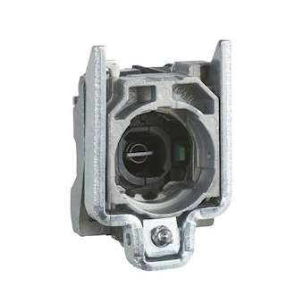 Harmony XB4 - corps bouton poussoir lumineux BA9s - 1F - 250V max - vis étrier|Schneider Electric-SCHZB4BW061
