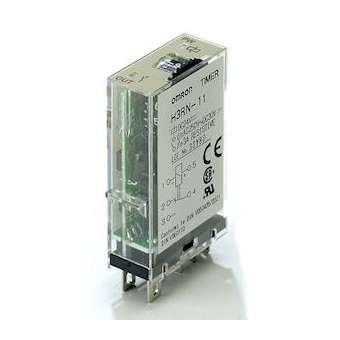 Miniature, multiplage jusqu'à 10min, multifonction, 24 vca, 1rt, 3a|Omron electronics-OMRH3RN-124VAC