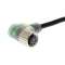 Connecteur, m12, pur, 4 broches, angle droit, 5m, led (pnp)|Omron electronics-OMRXS2F-M12PUR4A5MPLED