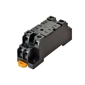 Socle, montage sur rail din/en surface, 8broches, bornes à vis (std)|Omron electronics-OMRPYFZ-08-E