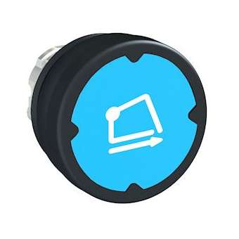 Harmony - Bouton poussoir pour envi roment dur, ble|Schneider Electric-SCHZB4BC98005RA