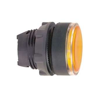 Harmony tête de bouton poussoir - D22 - pour insertion étiquette - orange|Schneider Electric-SCHZB5AA58