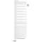 Régate Twist Air EC gauche, Blanc RAL 9016, 809W, H 1773 mm / L 550 mm