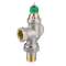 RA-DV DN 15 équerre inversé 1/2'robinet autoéquilibrant plage 20 à 125l/h Dp ma