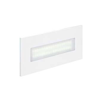 BALIZ 3 - Encastré Mur rectang., fixe, blanc, LED intég. 2,76W 4000K 222lm|Aric-ARI50266
