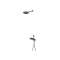 Formule de douche encastrée addict new design 100% noir mat