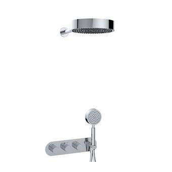 Formule de douche encastrée addict new design 100% chrome|Paini france-PINAD690THA