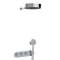 Formule de douche encastrée addict new design 100% chrome
