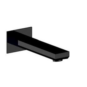 Bec mural lg 200 mm plaza noir mat|Paini france-PINBPL200PZ