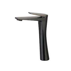 Mitigeur de lavabo réhaussé SPIRIT PVD noir mat|Paini france-PIN202PZ205
