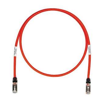 Copper Patch Cord, Cat 6A, Red S/FTP Cab|-PUISTP6X1-5MRD