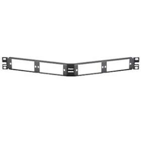 Fiber Adapter Patch Panel Angled 1 RU Fo|-PUICFAPPBL1A