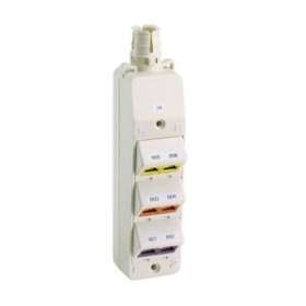 Outlet Box, 6 Port, MuTOA, Black|-PUICM6PBL