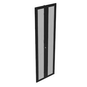 Porte avant ou arrière double microperforée pour baie Linkeo 19pouces 42U 800mm|Legrand-LEG446851