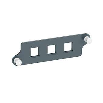 Actassi - plaque support de traversée vide pour 3 adaptateurs LC duplex|Schneider Electric-SCHVDIM155031