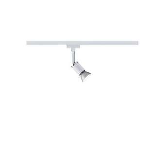 Spot Système URail Pure II max. 1x10W GU10 Blanc/Chrome 230V Met/Syn|Paulmann-PUA95333