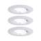 Kit enc Calla BBC/IP65 rond orientable LED 3x680lm 4000K 6W 230V Blc dép|Paulmann-PUA99927