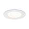 Kit encastrés meubles ronds LED 2x2,5W 6 VA 230/12V 3000 K Blanc dépoli/Alu|Paulmann-PUA99921