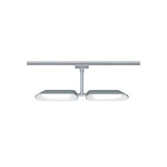 Système URail spot Dipper 2x8W Chr mt/Blanc 230 V Met/Syn gradable|Paulmann-PUA95469
