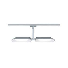 Système URail spot Dipper 2x8W Chr mt/Blanc 230 V Met/Syn gradable|Paulmann-PUA95469