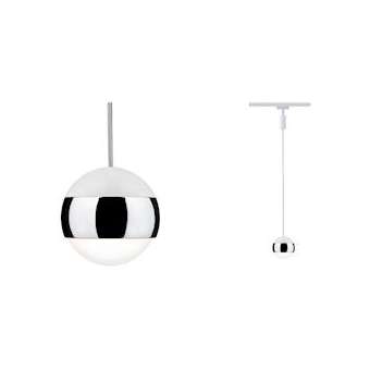 Système URail LED Suspension Capsule II 1x6W Blanc/chrome 230V Met/Syn grad|Paulmann-PUA95458
